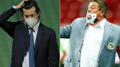 Miguel Herrera y Santiago Solari, Club América