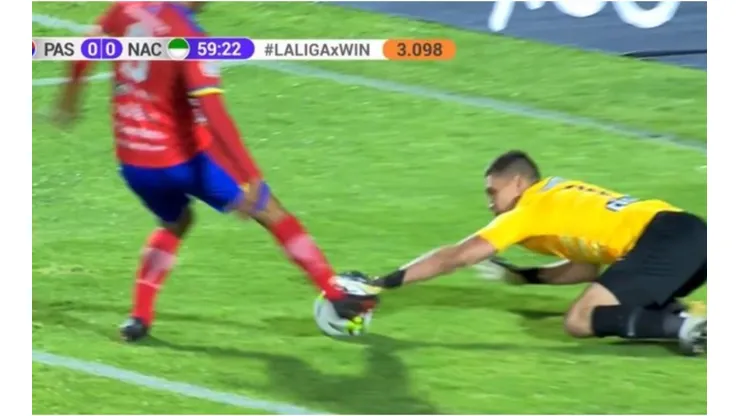 La polémica de la fecha: el VAR le anuló gol a Pasto por sacarle el balón de la manos a Quintana