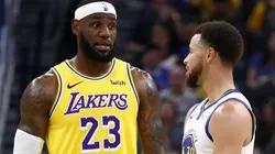 LeBron James y Stephen Curry