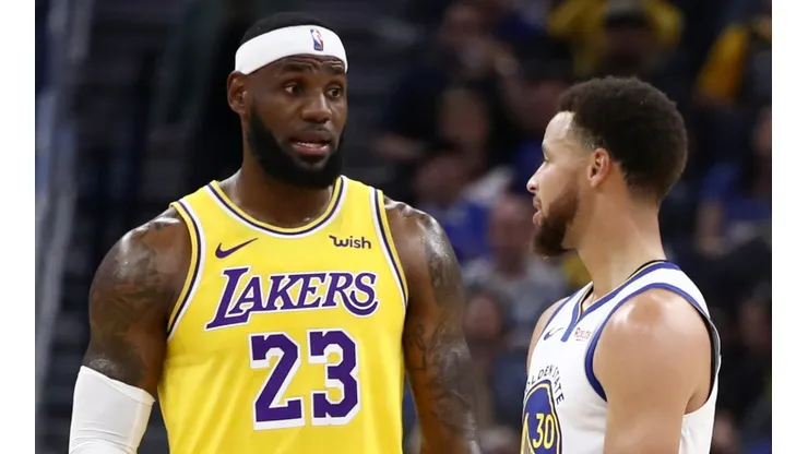 LeBron James y Stephen Curry