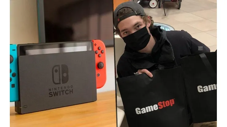 Ganó miles de dólares en GameStop y dona varias Nintendo Switch a un hospital infantil