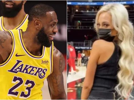 LeBron James se burló de la mujer con la que se insultó en pleno juego