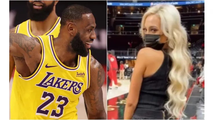 LeBron James y Juliana Carlos (Foto: Getty Images y @julianaacarlos)