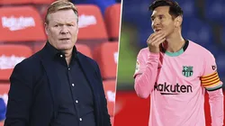 Koeman se cansó: "Es absurdo que lleven cuatro días hablando del contrato de Messi"