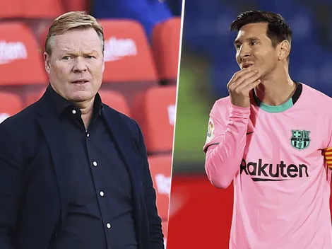 Koeman se cansó: "Es absurdo que lleven cuatro días hablando del contrato de Messi"