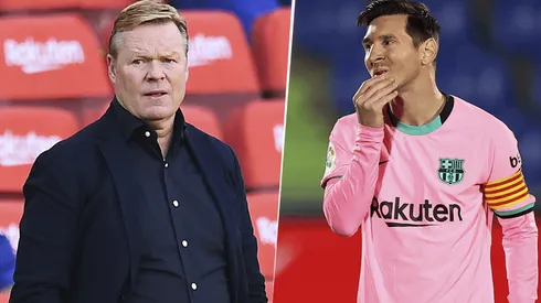 Koeman se cansó: "Es absurdo que lleven cuatro días hablando del contrato de Messi"