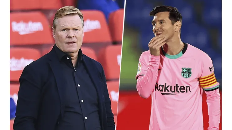 Koeman se cansó: "Es absurdo que lleven cuatro días hablando del contrato de Messi"