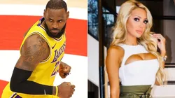 LeBron James y Juliana Carlos (Foto: Getty Images y @julianaacarlos)