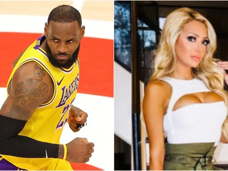 Escándalo: insultos entre LeBron y una fanática que fue expulsada