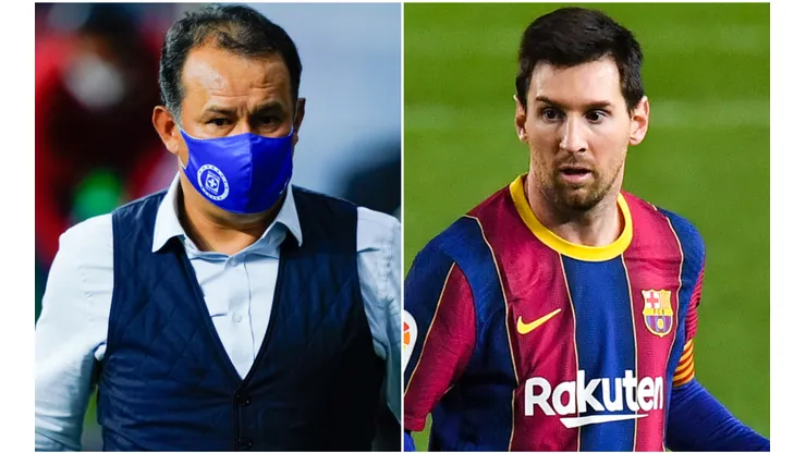 Las declaraciones de Juan Reynoso, DT de Cruz Azul, sobre Lionel Messi