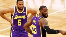 Los Angeles Lakers vs. Atlanta Hawks juegan por una fecha más de la NBA este lunes (Getty Images)