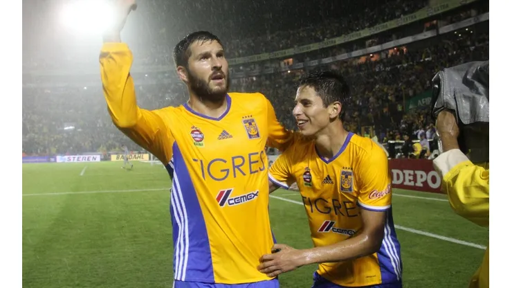 André-Pierre Gignac y Jürgen Damm, amigos de su etapa en Tigres.