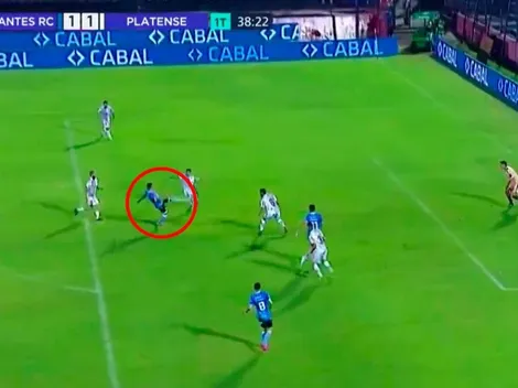 Video: Hesar la mató de pecho como el mejor y empató el partido para Estudiantes