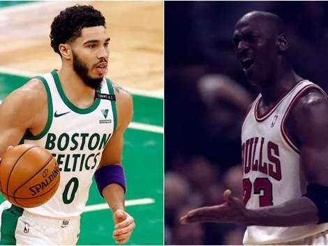 Igualitas: la asistencia sin mirar de Tatum que comparan con una de Jordan