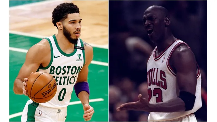 Jayson Tatum y Michael Jordan
