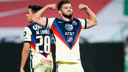 Gol de Henry Martín para América ante Santos.