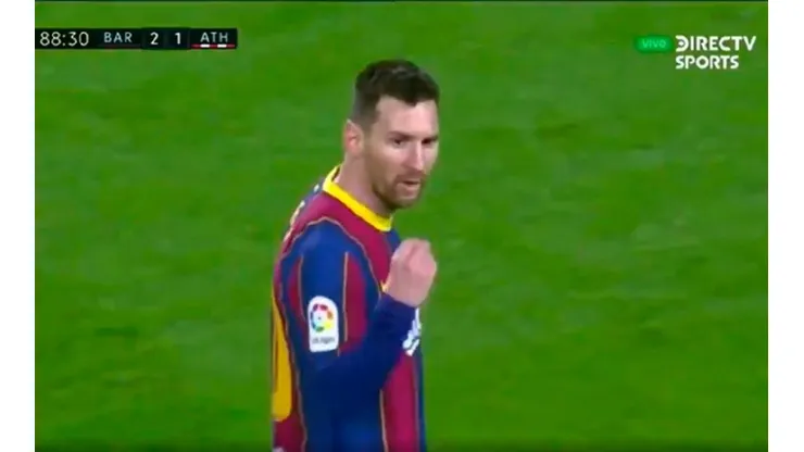 Messi explotó contra un rival del Athletic Bilbao y las cámaras grabaron todo: "¿A quién te comiste?"