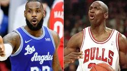 LeBron James y Michael Jordan