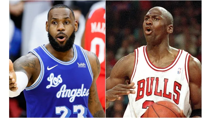 LeBron James y Michael Jordan