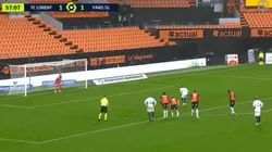 Neymar engañó al arquero y anotó su segundo gol de penal ante Lorient