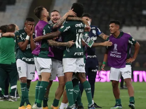 Le pegaron un cabezazo al teclado: el primer tuit del Palmeiras tras salir campeón de la Copa