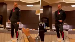 Al Papu Gómez lo hicieron presentarse en Sevilla ¡con "El Baile del Papu"!