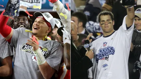 Patrick Mahomes y Tom Brady