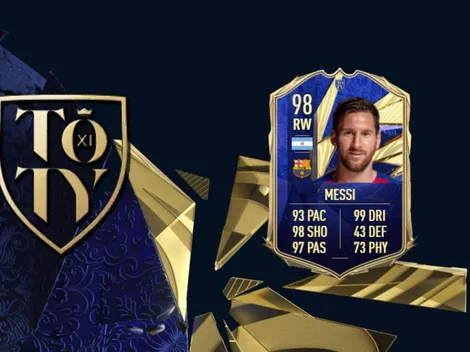 Messi recibe su carta TOTY en el FIFA 21 pero decepciona a la comunidad