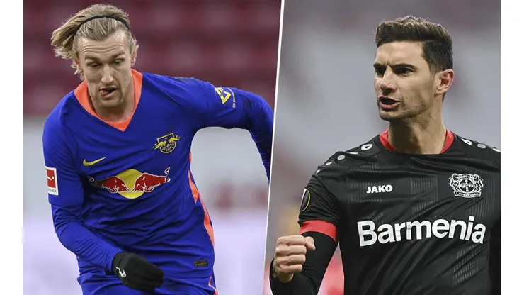 Leipzig vs Bayer Leverkusen por la Bundesliga (Foto: Getty Images).