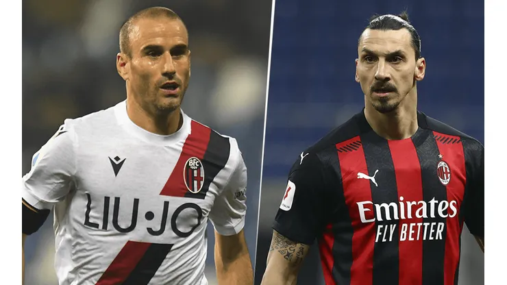 Bologna vs Milan por la Serie A de Italia (Foto: Getty Images).