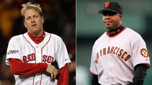 Curt Schilling y Barry Bonds