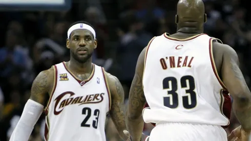 LeBron James y Shaq O'Neal