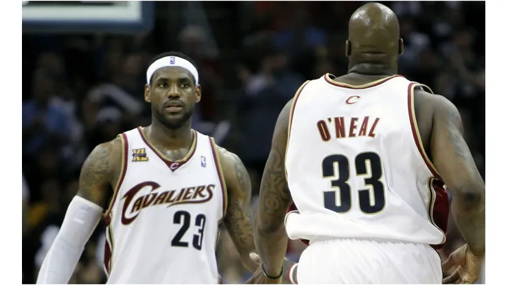 LeBron James y Shaq O'Neal