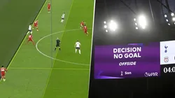 Son madrugó al Liverpool pero el VAR lo anuló por medio talón