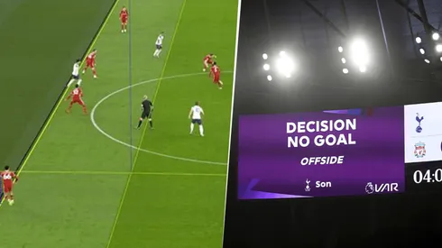 Son madrugó al Liverpool pero el VAR lo anuló por medio talón