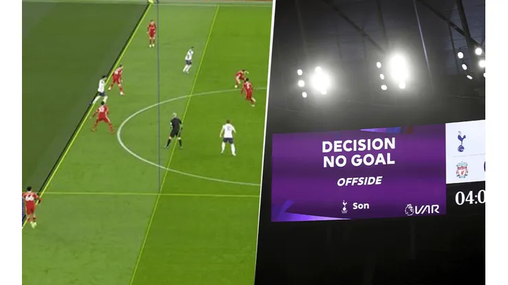 Son madrugó al Liverpool pero el VAR lo anuló por medio talón