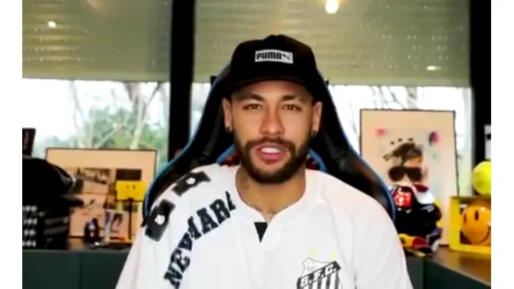Neymar y un mensaje para Santos antes de la final de la Copa Libertadores
