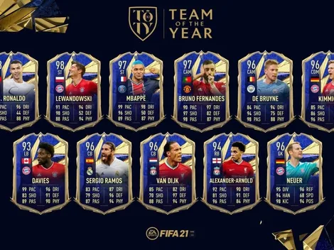 Todas las cartas TOTY ya disponibles en sobres del FIFA 21