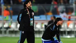 El video viral de Messi y Maradona que es furor en Twitter: "Fuimos felices"