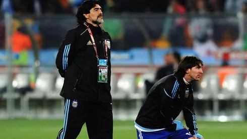 El video viral de Messi y Maradona que es furor en Twitter: "Fuimos felices"