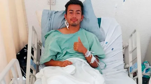 Rodrigo Alaín Cuevas compartió una postal desde el hospital tras perder la pierna.