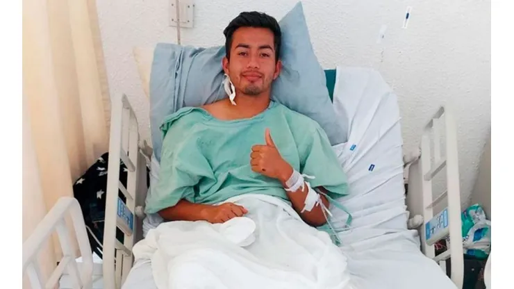Rodrigo Alaín Cuevas compartió una postal desde el hospital tras perder la pierna.
