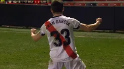 Rayo Vallecano se puso en ventaja ante Barcelona por un juvenil del Madrid