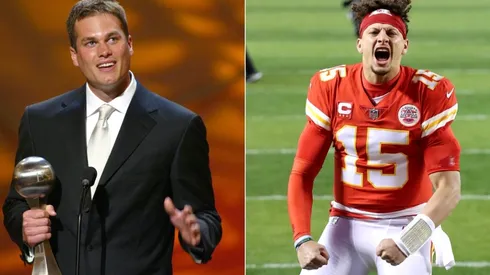 Tom Brady a los 25 años / Patrick Mahomes a los 25 años