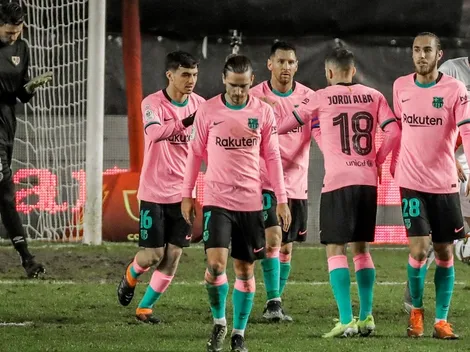 Barcelona quedaba afuera con Rayo Vallecano, pero apareció Messi y lo salvó