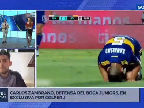 Carlos Zambrano confesó que tuvo otras ofertas antes de llegar a Boca Juniors