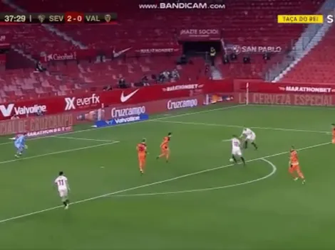 Ahora un poema: no podemos creer el golazo que hizo Rakitic con Sevilla