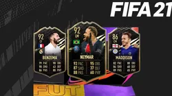Nuevo IF de Neymar y Benzema en el TOTW 18 del FIFA 21