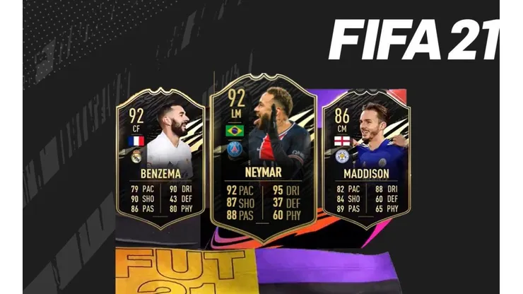 Nuevo IF de Neymar y Benzema en el TOTW 18 del FIFA 21