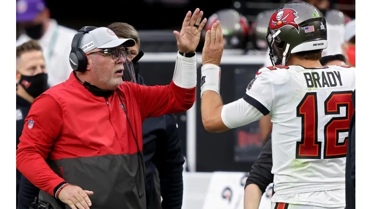Bruce Arians y Tom Brady